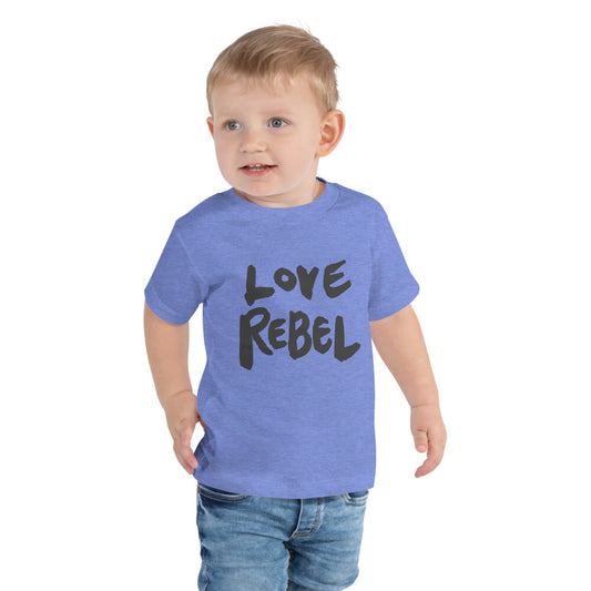 Toddler Love Rebel Short Sleeve Tee