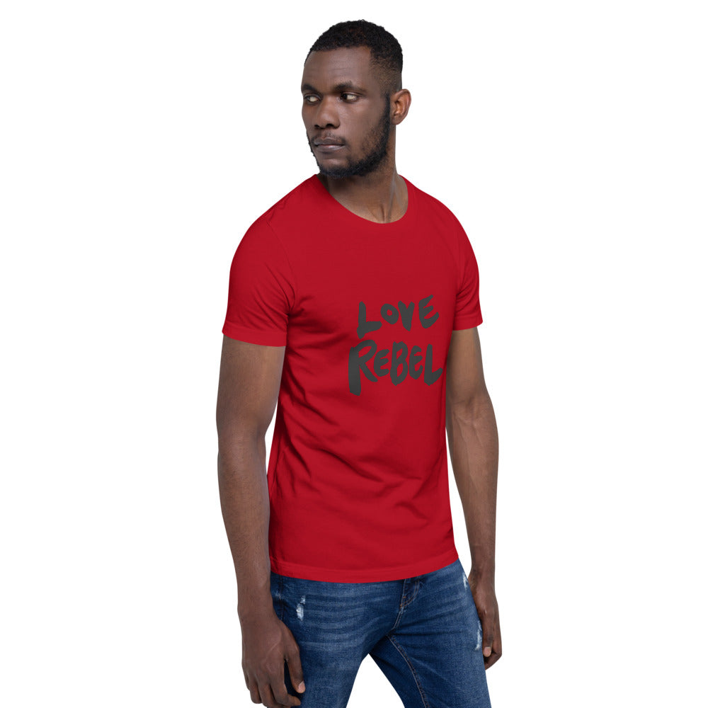 Love Rebel Short-sleeve unisex t-shirt